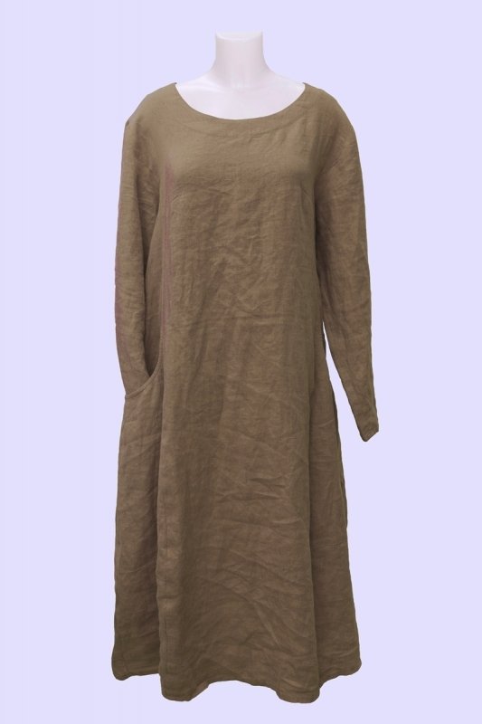 Платье женское (коричневое)